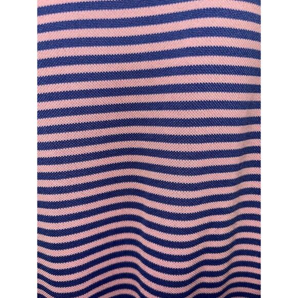 Holderness & Bourne Men’s Large Striped Golf Polo Turtle Bay Golf Club Logo - Picture 6 of 8